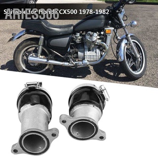 Aries306 ท่อร่วมไอดีคาร์บูเรเตอร์ อะลูมิเนียม สําหรับ Honda Cx500 1978-1982 2 ชิ้น