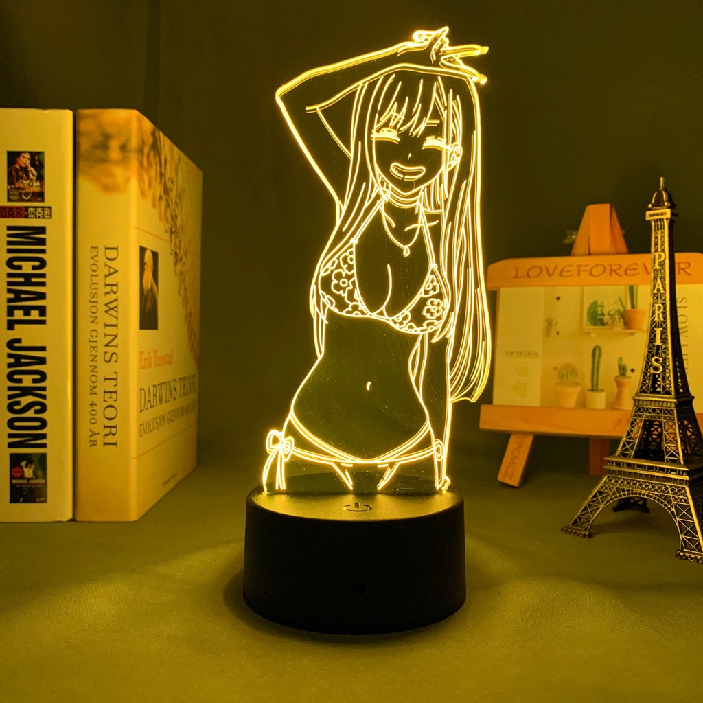 โคมไฟข้างเตียง-รูปการ์ตูน-darling-night-light-marin-kitagawa-เปลี่ยนสีได้-ของขวัญสุดเท่