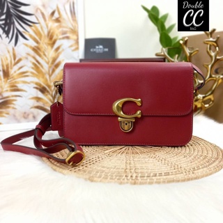 (แท้ 💯%‼ from Factory) STUDIO GLOVETANNED LEATHER SHOULDER BAG (C6641)