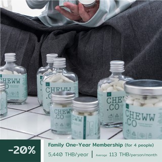 CHEWW.CO Family One-Year Membership (For 4 People)