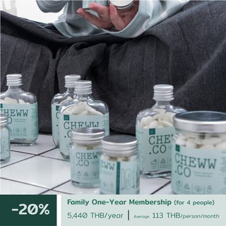 CHEWW.CO Family One-Year Membership (For 4 People)