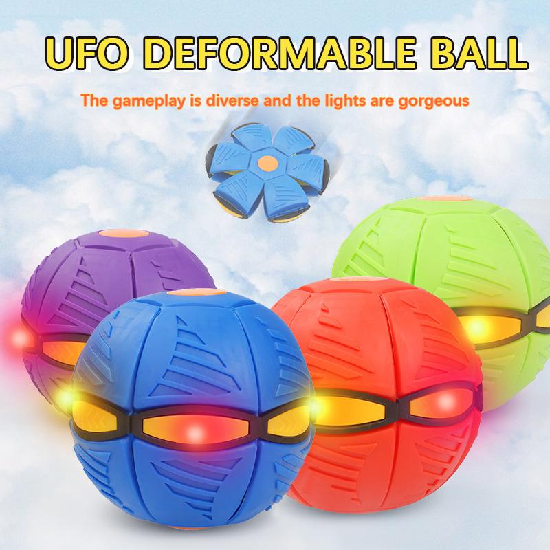ภาพหน้าปกสินค้า‍ ️COD pop ของเล่นเด็ก ลูกบอลเด้งผิดรูป ของเล่นบีบอัด ลูกบอลจานบินวิเศษ กีฬากลางแจ้ง ลูกบอลแบน