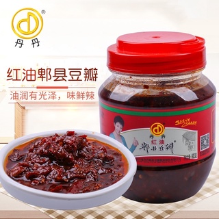 ซอสถั่วเต้าซี่ (โต้วปั้นเจียง) 丹丹红油郫县豆瓣酱 ทำอาหารจีนได้หลายเมนู อร่อย 500g
