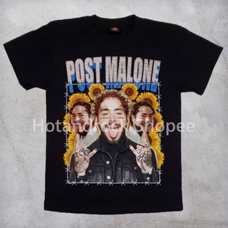 เสื้อยืดใหม่ 2022เสื้อวงสีดำ Post Malone TDM1849 HotandrockL XL  XXL 3XL