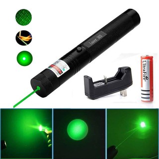 Gadget Laser Torch Green เลเซอร์แสงสีเขียว รุ่น 303 (Black)