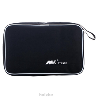 ภาพขนาดย่อของสินค้าHandle Dustproof Oxford Cloth Accessories Durable Portable Zipper Closure Table Tennis Racket Storage Bag