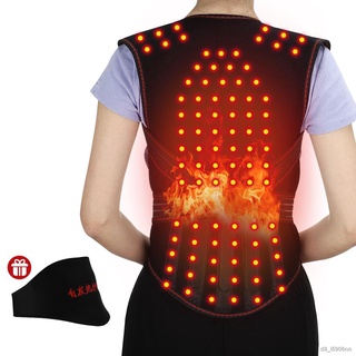 Pastsky Tourmaline Self heating Back Support Shoulder Spine Lumbar Posture Correction Magnets Heating Therapy Pain Relie