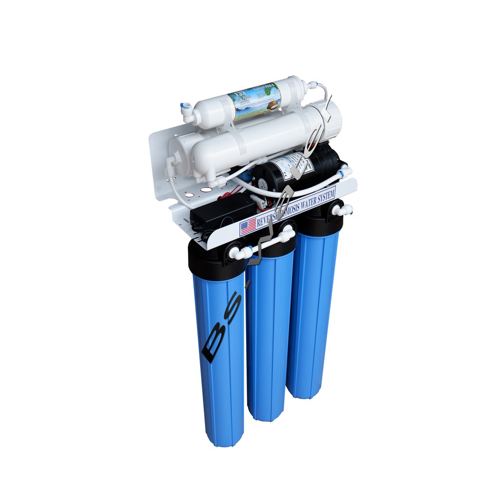 เครื่องกรองน้ำระบบ-reverse-osmosis-กำลังการผลิต-200-gpd-800-ลิตร-ไม่มีถังเก็บน้ำ