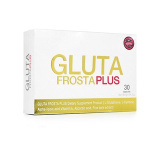 ภาพขนาดย่อของสินค้าGluta Frosta Plus กลูต้า ฟรอสต้า พลัส  อาหารเสริม ผิวขาว รักษาสิว สูตรเข้มข้น