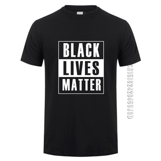 เสื้อยืดผ้าฝ้ายพิมพ์ลาย เสื้อยืดคอกลม ผ้าฝ้าย พิมพ์ลาย Lives Matter แฟชั่นฤดูร้อน สําหรับผู้ชาย