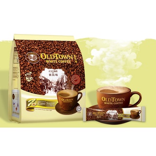 OldTown White Coffee 3 in 1 Cane Sugar กาแฟ OLD TOWN สูตรน้ำตาลอ้อย 36g. 15ซอง