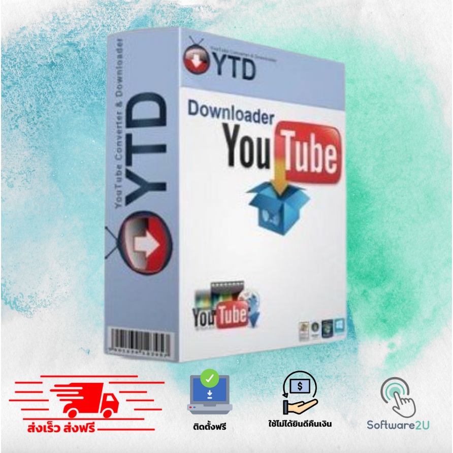 ภาพหน้าปกสินค้าYTD Video Downloader Pro Latest 2022 โปรแกรมโหลด Youtube  Lifetime For Windows & Mac M1 & Intel  Full Version จากร้าน software2u บน Shopee