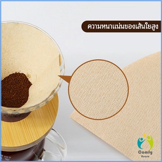 Comfy กระดาษกรองกาแฟ กระดาษดริป และกากกาแฟสกัดเย็น มีแบบรูปตัววี  และ แบบกลมcoffee filter paper