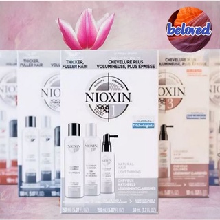 Nioxin Trial Kit System 1,3,5 (150/150/50 ml) System 2,4,6 (150/150/40 ml) ชุดแชมพู สำหรับคนผมบาง