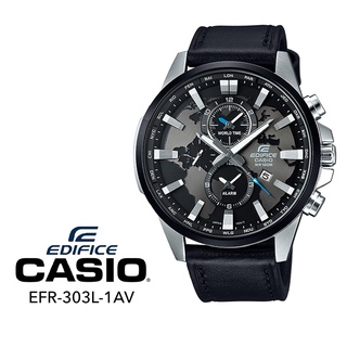 สินค้า นาฬิกา รุ่น EFR-303L กันน้ำ ผู้ชายนาฬิกาสปอร์ตควอทซ์คลาสสิกเทรนด์ธุรกิจสบาย ๆ เหล็กนาฬิกากันน้ำ
