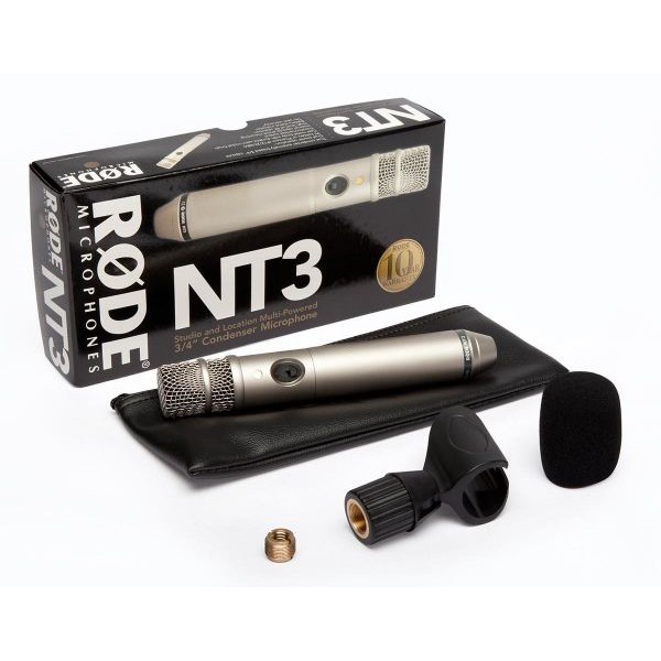 rode-nt3-ไมค์ห้องอัดไมโครโฟนบันทึกเสียงชนิด-condenser-มีทิศทางการรับเสียงแบบ-cardioid