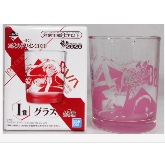 แท้-แก้วน้ำอีวา-bandai-spirits-ichiban-kuji-evangelion-2020-evangelion-series-makinami-mari-nagisa-kaworu-glass