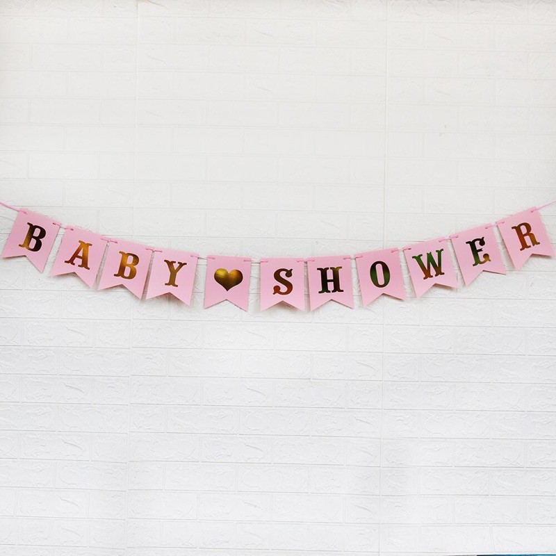 ป้ายธง-baby-shower-ขนาดป้าย12-15cm-ยาว-3-5เมตร