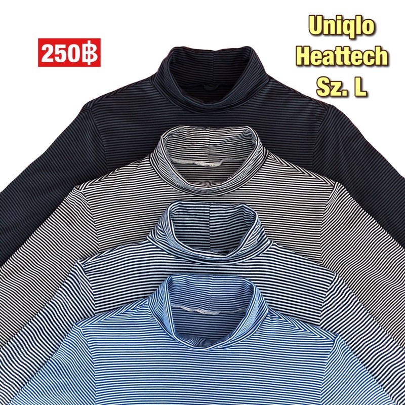 เสื้อคอเต่า-heattech-uniqlo-l-เสื้อคอเต่าฮีทเทคลายทาง