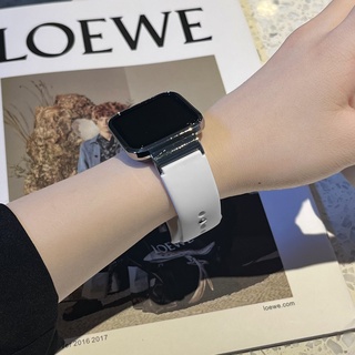 ภาพหน้าปกสินค้าสายซิลิโคนเหลว พร้อมเคสโลหะ สําหรับ Xiaomi Mi Watch Lite / Redmi Watch 2 Lite Smart Watch Band ซึ่งคุณอาจชอบสินค้านี้