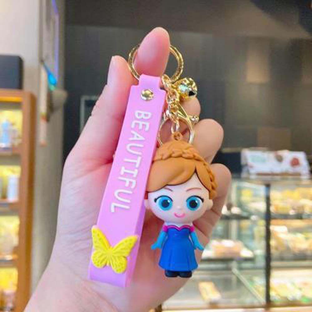 พวงกุญแจ-จี้การ์ตูนสโนว์แมน-โอลาฟ-เจ้าหญิงโฟรเซ่น-สําหรับตกแต่งกระเป๋า