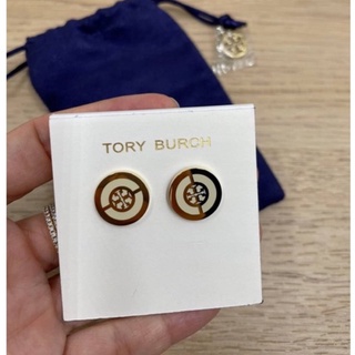 ต่างหู Tory Burch earring ทรงกลม แบบเสียบ