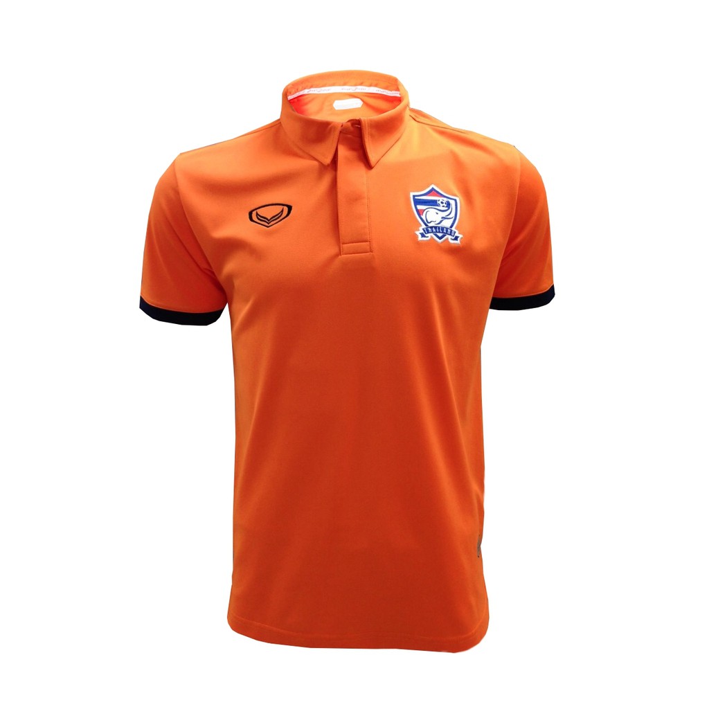 ของแท้-เสื้อโปโล-คอปก-ทีมชาติไทย-ช้างศึก-สีส้ม-100-ใหม่ป้ายห้อย-ลดราคา-พิเศษเสื้อเชิ้ตผู้ชายเสื้อโปโล