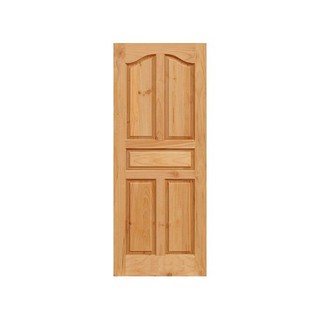 MODERN DOORS 80X200 L.118-5 NZ PINE-WD DOOR ประตูไม้สน MODERN DOORS L.118-5 80x200 ซม. ประตูบานเปิด ประตูและวงกบ ประตูแล