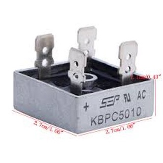 KBPC5010, Bridge Rectifier, 50A 1000V