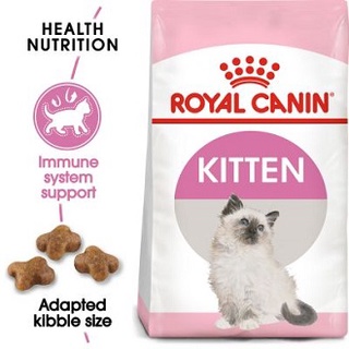 Royal Canin Kitten 2 kg. อาหารลูกแมว เม็ดเล็ก ช่วยเสริมสร้างภูมิต้านทาน สำหรับลูกแมวอายุต่ำกว่า 1 ปี (2 กิโลกรัม/ถุง)