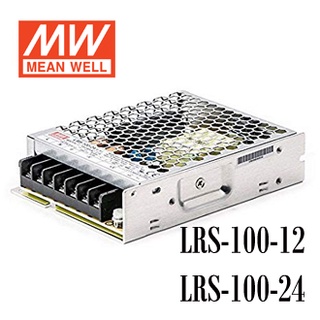 MEANWELL SWITCHING POWER SUPPLY 100W LRS-100-12,LRS-100-24 ของแท้ 100% รับประกัน 3 ปี