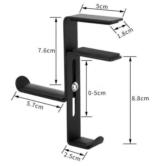 ที่แขวนหูฟัง-หนีบโต๊ะ-headphone-headset-stand