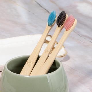 10 ชิ้นไม้ไผ่แปรงสีฟันขนแปรงนุ่มสุขภาพช่องปากทันตกรรมเป็นมิตรกับสิ่งแวดล้อมแปรงสีฟันอนามัย