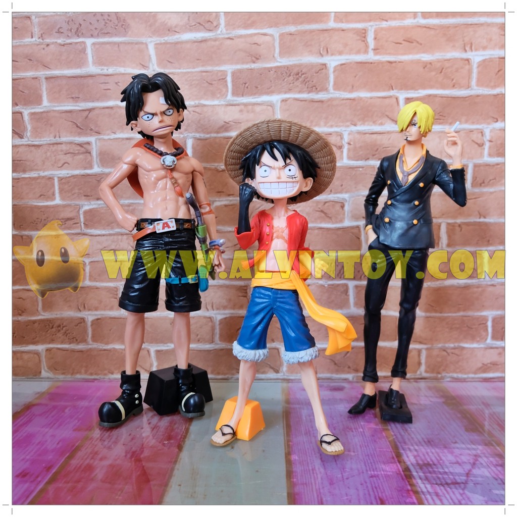 figures-one-piece-โมเดล-luffy-ลูฟี่-sanji-ซันจิ-portgas-d-ace-เอส-โมเดลวันพีช