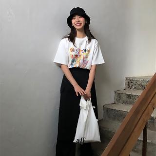 ภาพขนาดย่อของภาพหน้าปกสินค้าFulllove เสื้อยืด แขนสั้น พิมพ์การ์ตูน แฟชั่น สไตล์เกาหลี สำหรับผู้หญิง จากร้าน fulllove.th บน Shopee ภาพที่ 6