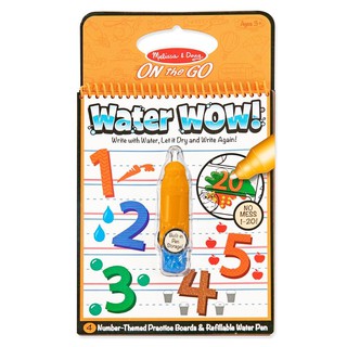 Artwork PAINT-WITH-WATER COLORING BOOK SET MELISSA&DOUG NUMBER Stationary equipment Home use งานศิลปะ ชุดระบายสีด้วยน้ำร