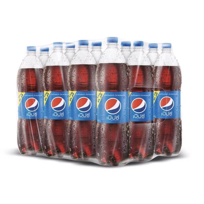 pepsi-เป๊ปซี่ขวด-1-5-ลิตร-x-12-เครื่องดื่มน้ำอัดลม-cola