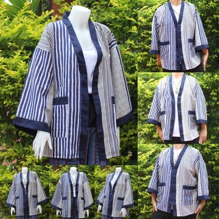 ภาพหน้าปกสินค้าเสื้อคลุม ยูกาตะไซส์ใหญ่ผ้าฝ้ายพิมพ์ลายใส่ได้ทั้งชายและหญิง ที่เกี่ยวข้อง