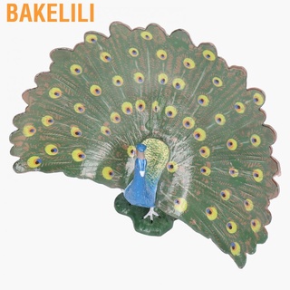 Bakelili Simulation Peacock Model Toy Kids Children Learning Educational Animal Gift