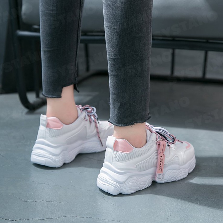 ภาพสินค้าSystano รองเท้าผ้าใบ รองเท้าหุ้มส้น แฟชั่น ผู้หญิง No.A204 A203 จากร้าน systano บน Shopee ภาพที่ 4