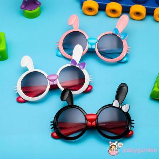 สินค้า ღ♛ღKids Sunglasses Cute Anti-UV Rabbit Ear Sunglasses for Photography Outdoor Beach