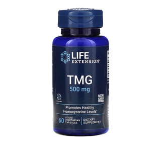 ภาพขนาดย่อของภาพหน้าปกสินค้าพร้อมส่งยี่ห้อ LifeExtension Trimethylglycine (TMG) 1000mg 100 เม็ด หรือ500 mg จากร้าน downingtown บน Shopee ภาพที่ 4