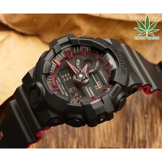 G-Shock Casio ของแท้ 100%  นาฬิกาผู้ชาย รุ่น GA 710  black/red