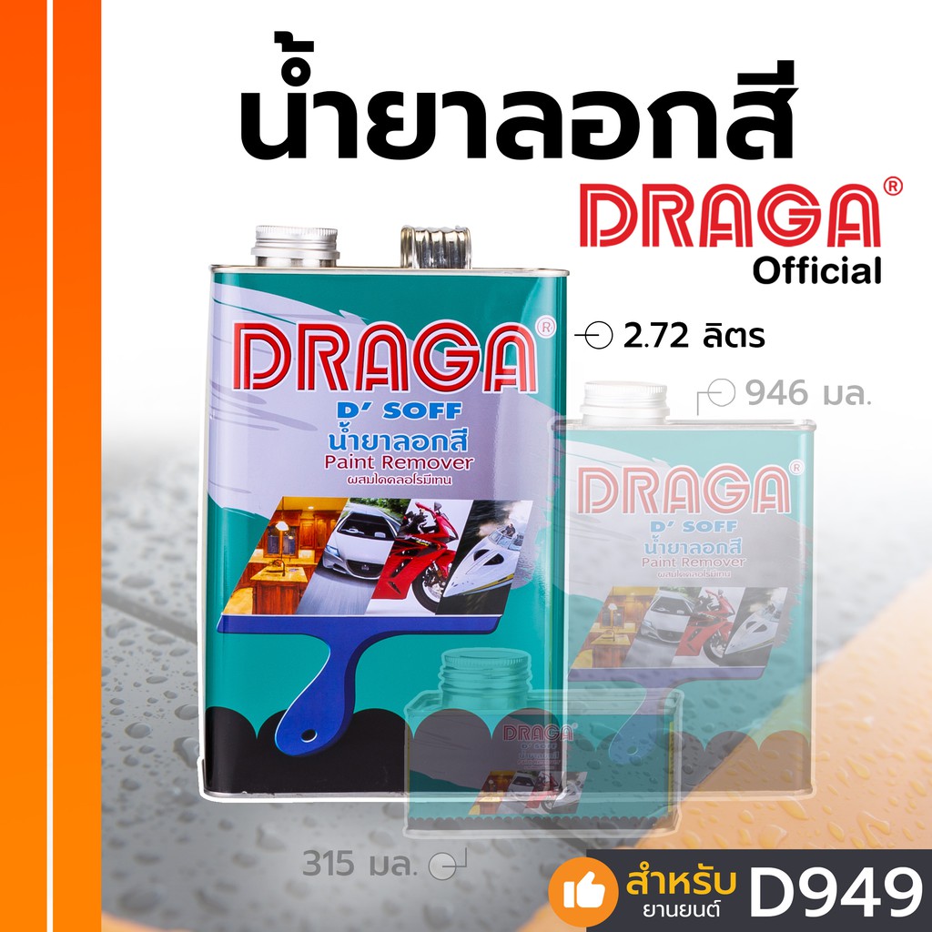 น้ำยาลอกสี-ดราก้า-ลอกสีพื้นผิวต่างๆ-โดยไม่ทำลายพื้นผิว-2-72-ลิตร