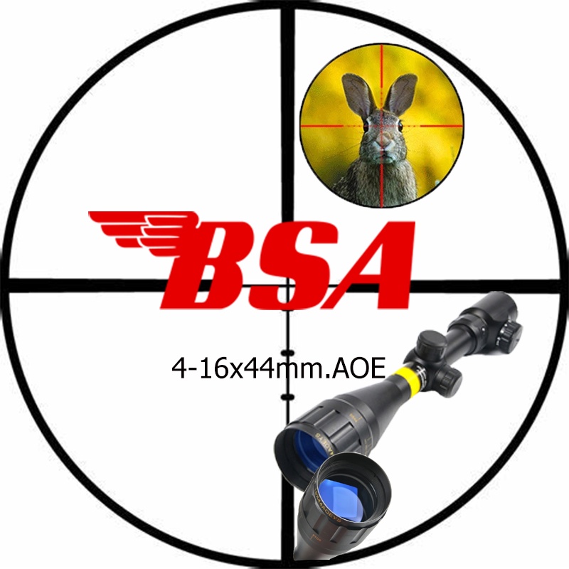 ราคาและรีวิวกล้องติดปืน DISCOVER VTR-4-16X42 AOE / VTR 3-12X42 AOE / Bushnell 3-9x40EG / BSA 4-16x44 AOE