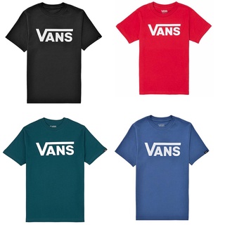 【hot tshirts】เสื้อยืดใหม่เสื้อยืดVANS CLIC BLUE LOGO T-SHIRT สินค้ามีประกันแท้ขนาดเต็ม S-5XL 2022