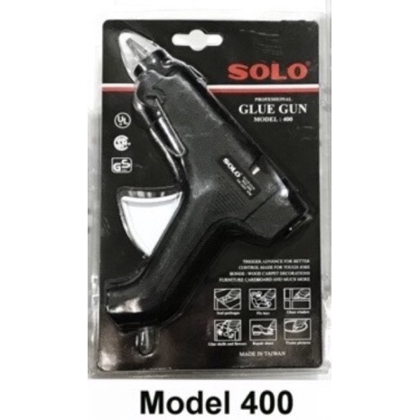 ภาพหน้าปกสินค้าปืนยิงกาวไฟฟ้า SOLO Glue Gun Model400 ปืนกาว ปืนกาวแท่ง ปืนกาวsolo ปืนยิงกาวร้อน ปืนกาวไฟฟ้า ปืนกาวร้อน กาวแท่ง