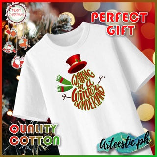 เสื้อยืดCHRISTMAS HAPPY NEW YEAR TSHIRT DESIGN 28 High Quality Cotton Unisex 7 Colors Asia size