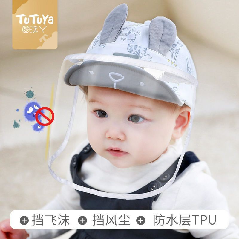 ภาพหน้าปกสินค้าหมวกแก๊ป กันละออง เด็กทารก 40-44ซม