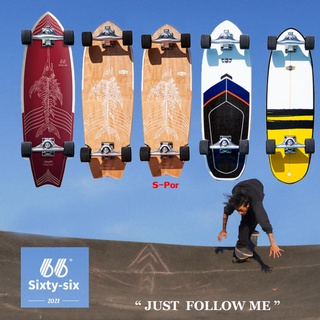 ภาพหน้าปกสินค้า🔥พร้อมส่ง sixtysix  🔥 sixtysix surfskate , 66  ก้างปลา สินค้าอยู่ไทย ที่เกี่ยวข้อง